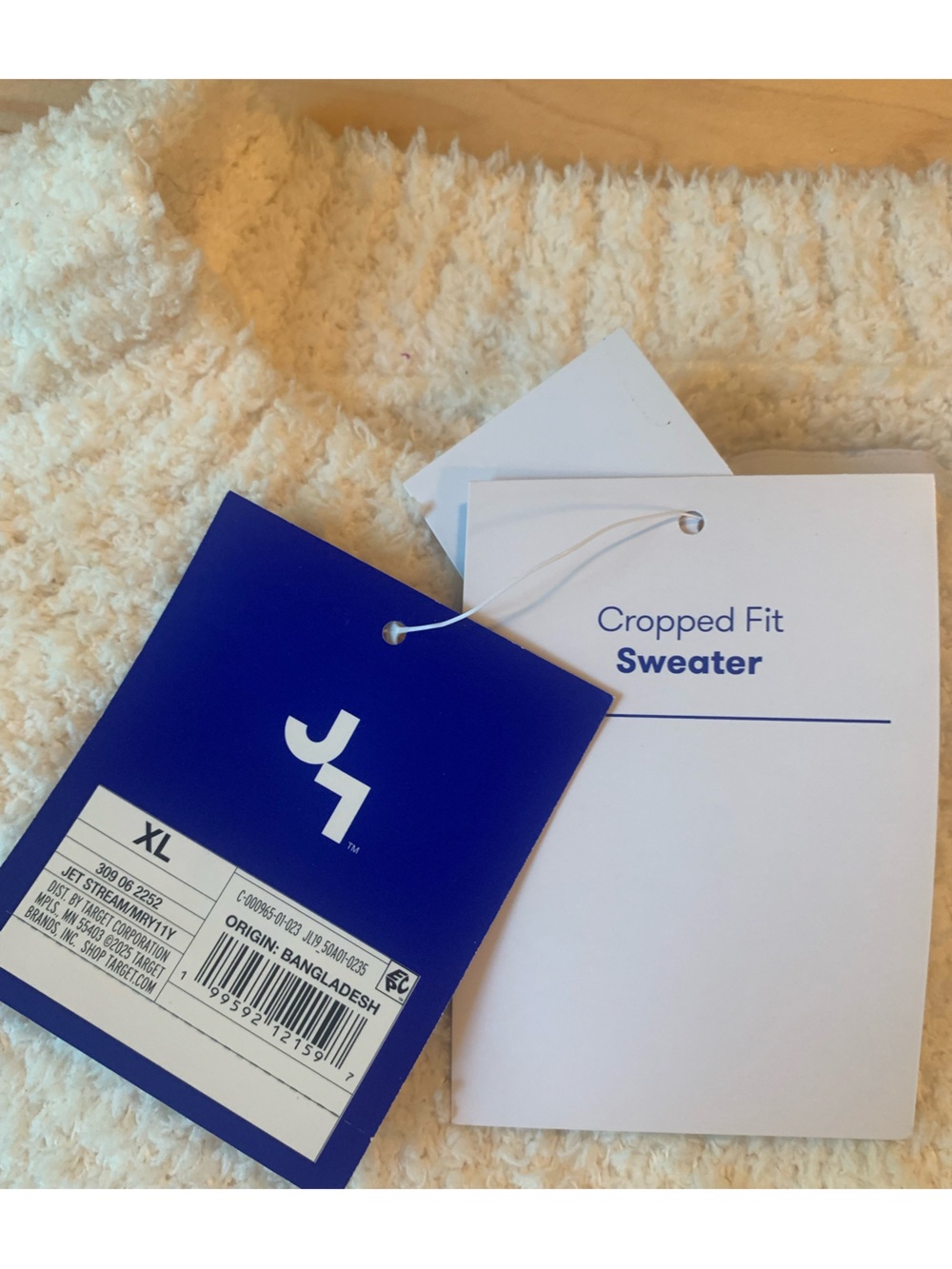 JoyLab heart imprint cozy sweater XL - Picture 3 of 8